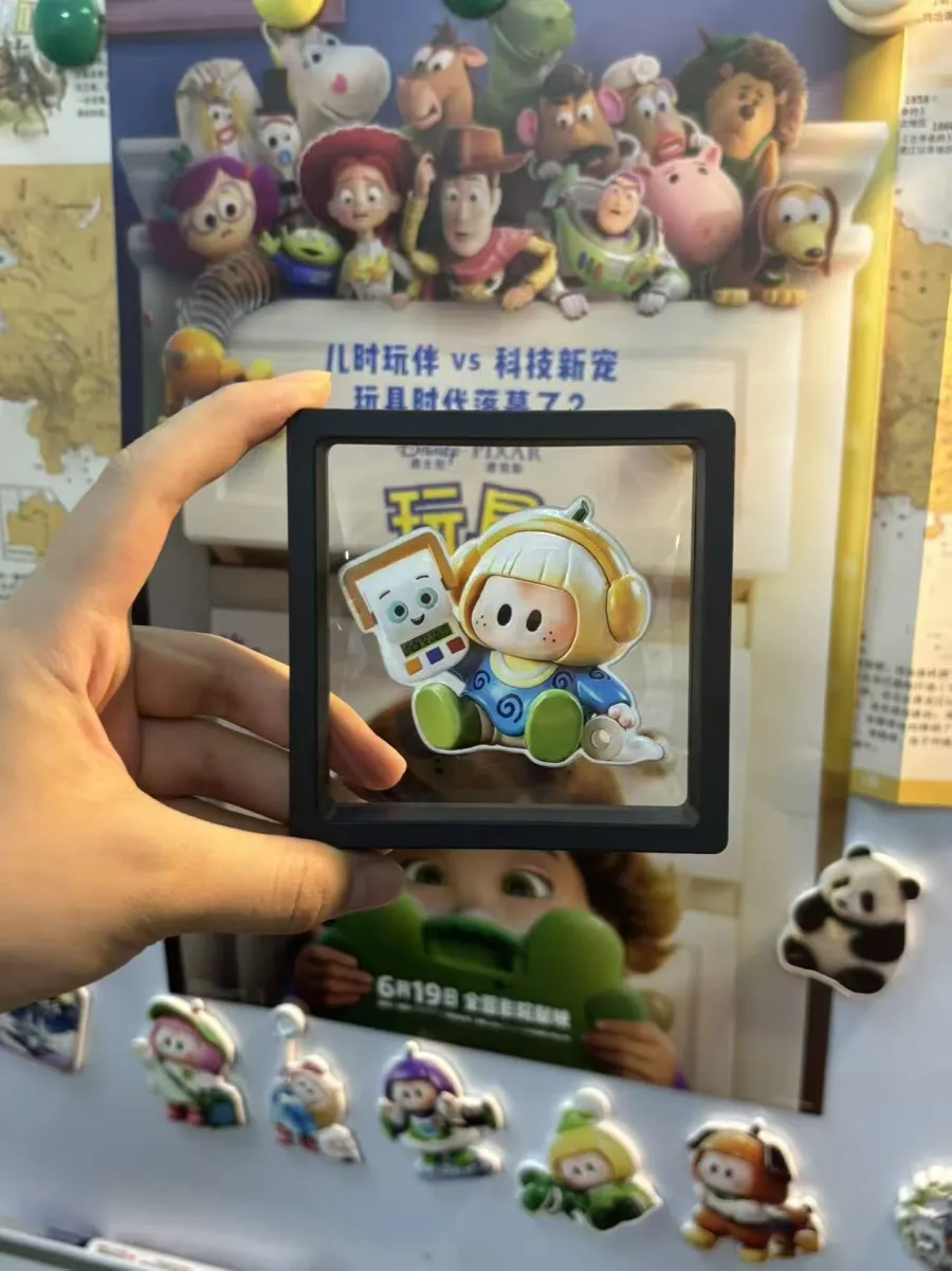 A Little Rhythm, dimensional character magnet in a display frame